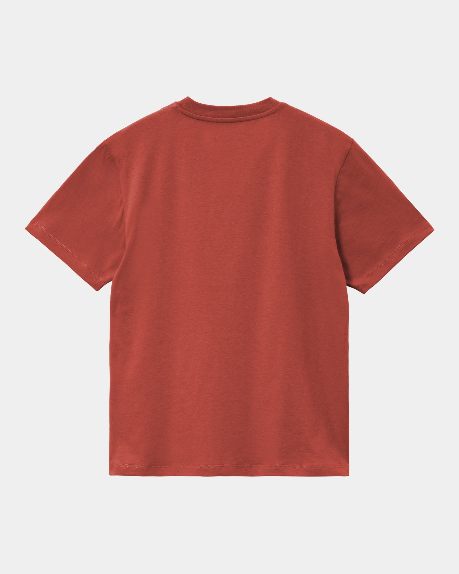 Vermilion Women's Pocket T-Shirt - Soft Cotton Casual Tee for Everyday Wear | Perfect for Work, Outings & Relaxing