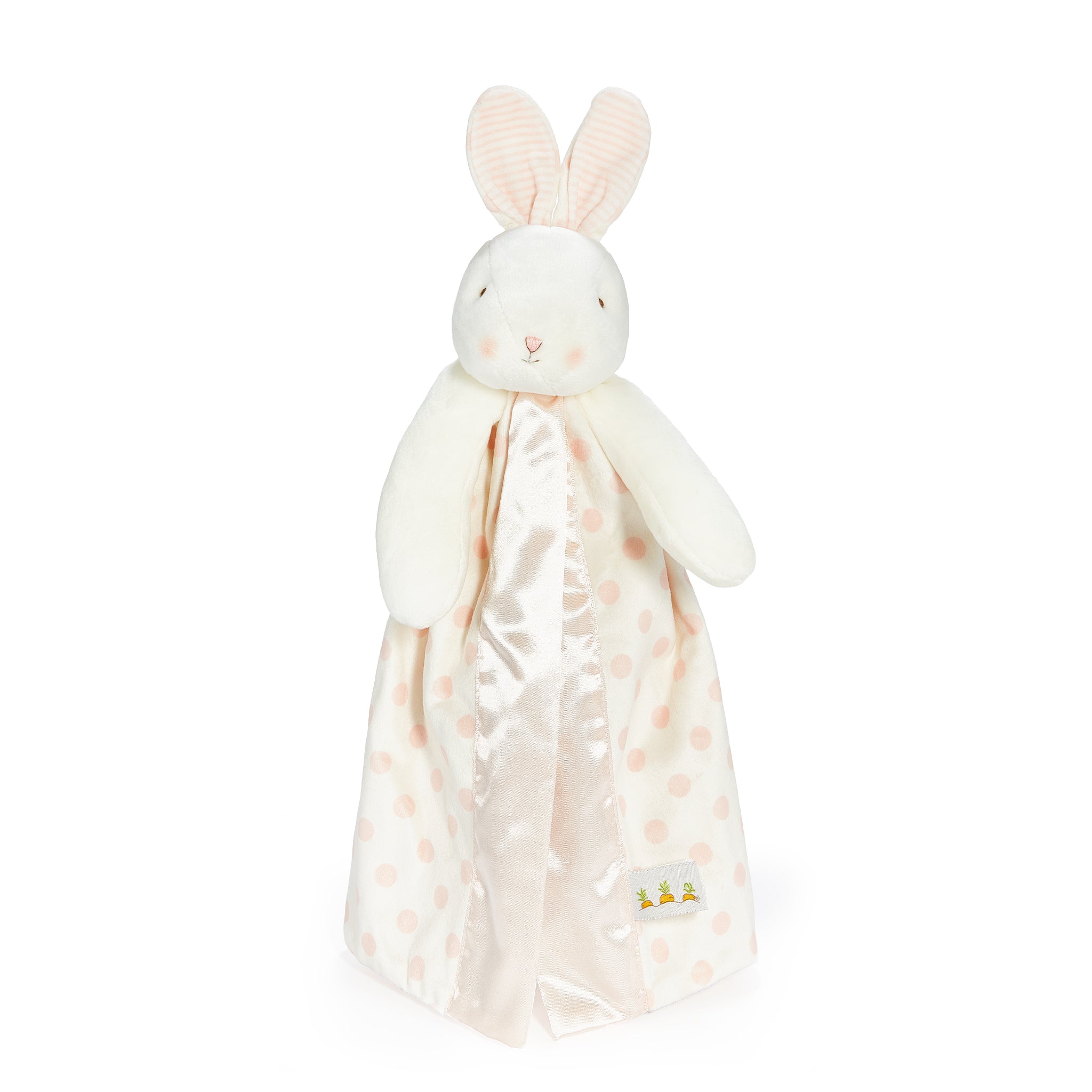 Soft and Cozy Blossom Dot Bunny Buddy Blanket - Cute Plush Baby Blanket for Nursery, Travel, and Snuggling - Perfect Gift for Newborns and Toddlers