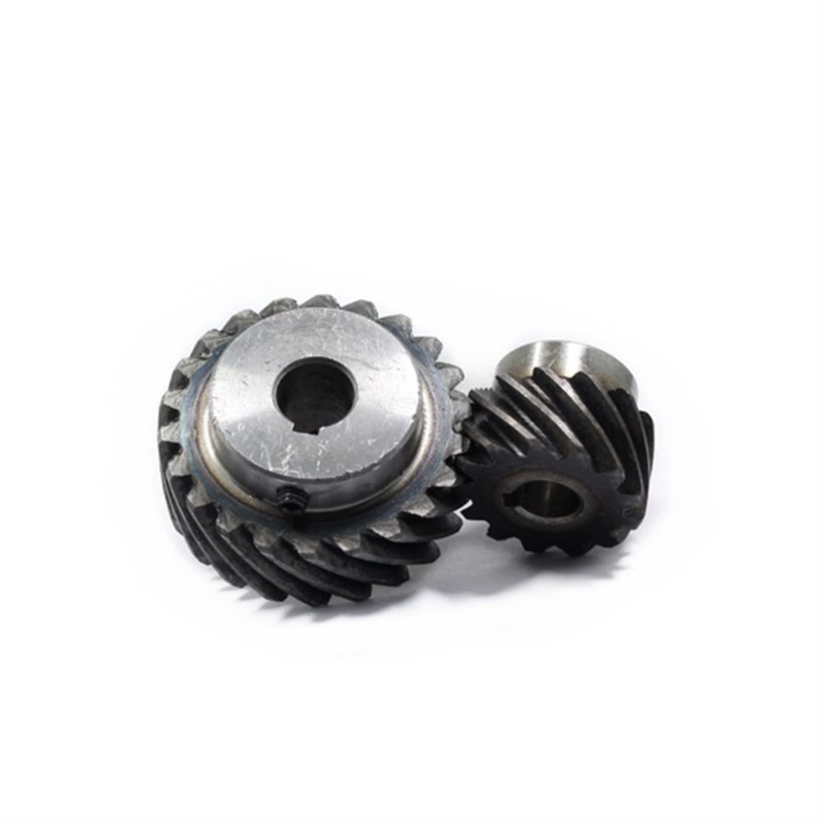 1.5M 18T 20T Helical Bevel Gear - 45 Degree Left Hand Helical Gear with 8mm/15mm Bore - 1.5 Module 18/20 Teeth Precision Gear for RC Cars, Robotics & Industrial Machinery (8mm Bore, 20 Teeth) - Durable Metal Gears for Smooth Power Transmission