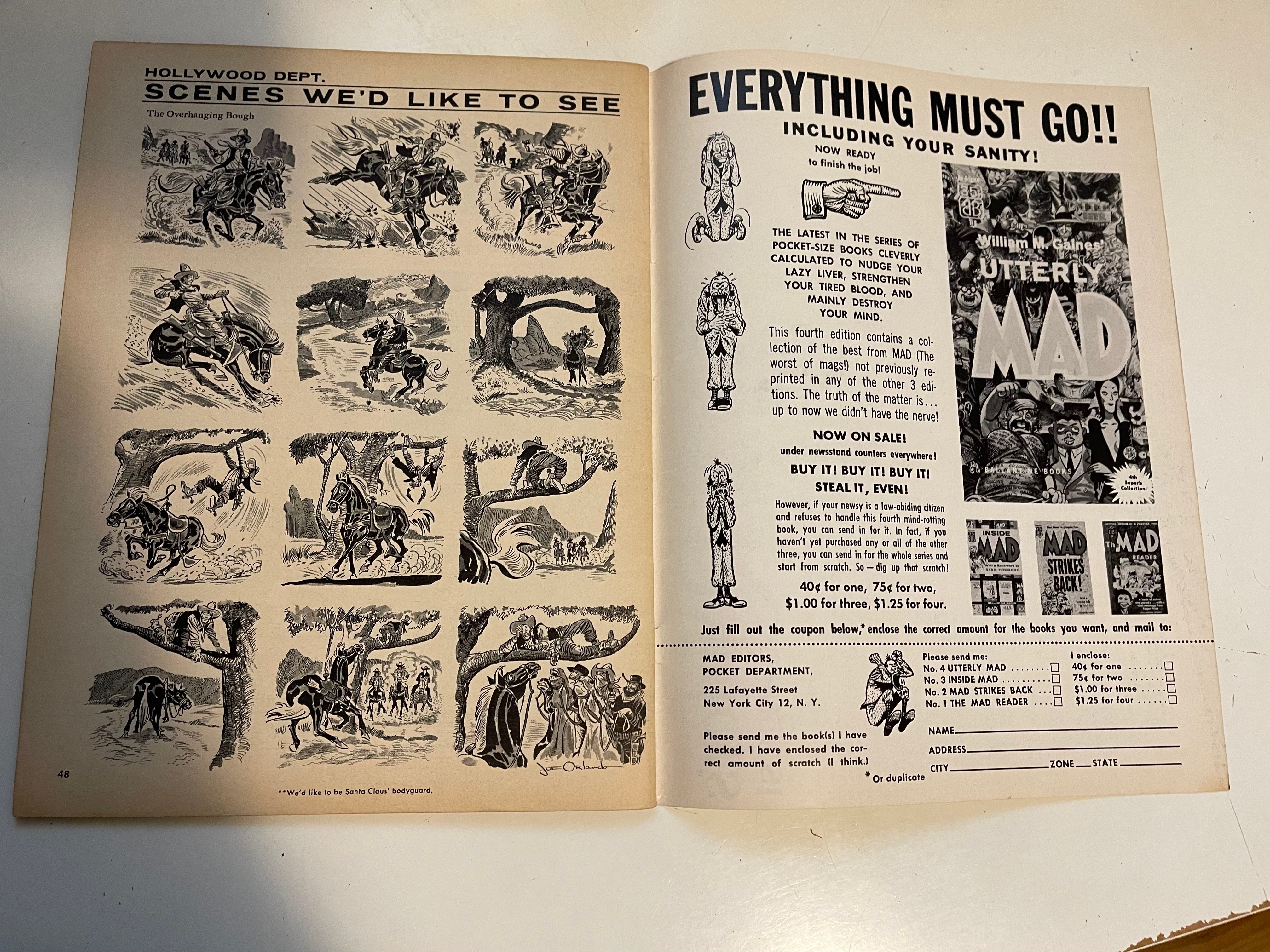 Mad Magazine #33 Rare Vintage Early Issue 1957 - Collectible Comic Book for Fans & Investors | Perfect for Display, Gifts & Pop Culture Collections