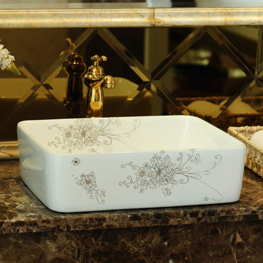 Handmade Ceramic Countertop Basin - Artisan Above Counter Bathroom Sink for Modern Vanities | Perfect for Powder Rooms, Guest Baths & Luxury Home Decor