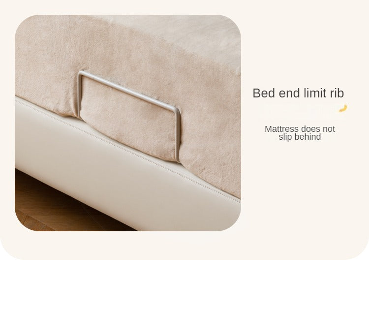Organic Soft Leather Kids Rabbit Bed - Cozy & Safe for Baby's Nursery, Toddler Room, or Playtime Comfort