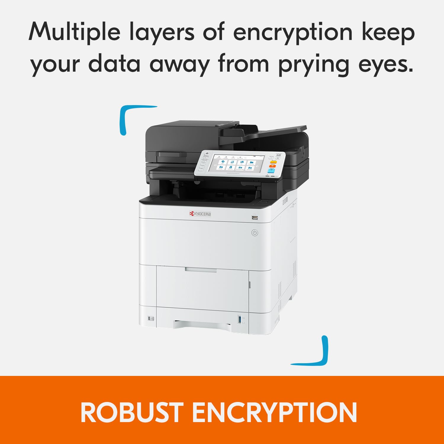 KYOCERA ECOSYS MA4000cifx All-in-One Color Laser Printer - Print, Copy, Scan, Fax | 42 ppm, 1200 dpi | Gigabit Ethernet, HyPAS | 7