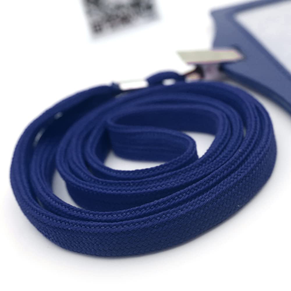 Black Lanyard 100 Pack with Badge Clip - 32