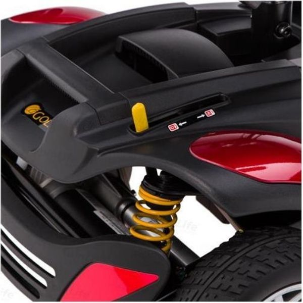 Golden Technologies Buzzaround XLS 4-Wheel Mobility Scooter GB147S - Lightweight Electric Scooter for Adults & Seniors - Indoor/Outdoor Use for Shopping, Travel & Daily Mobility