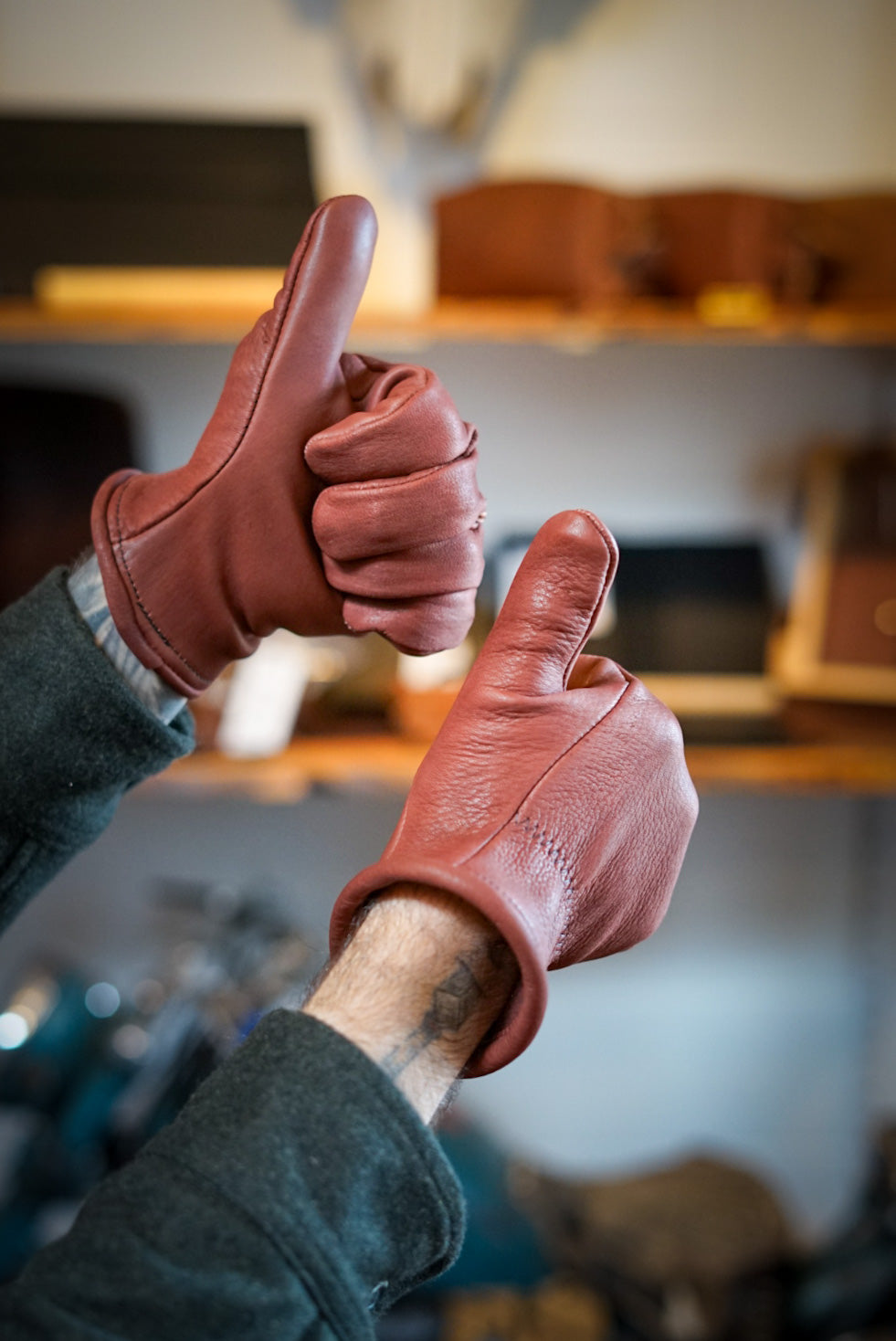 Premium Deerhide Gloves for Men & Women - Durable Leather Work Gloves for Outdoor Activities, Gardening, and Cold Weather Protection - Preorder Now & Save 10%