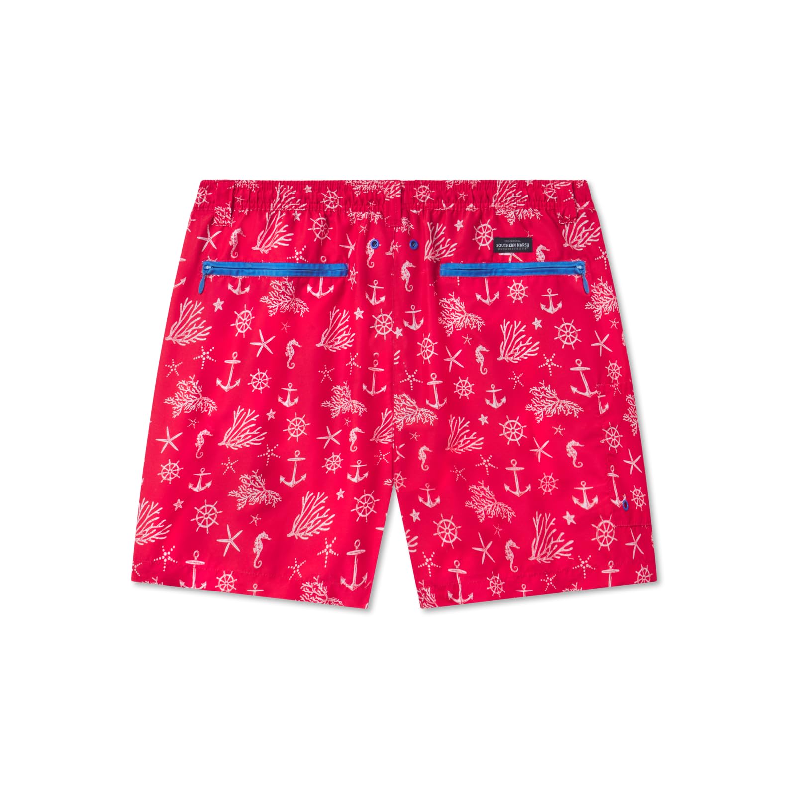 Men's Quick-Dry Swim Trunks with Anchor Print - Comfortable Beach Shorts for Swimming, Surfing & Vacation | Perfect for Pool, Ocean & Summer Activities