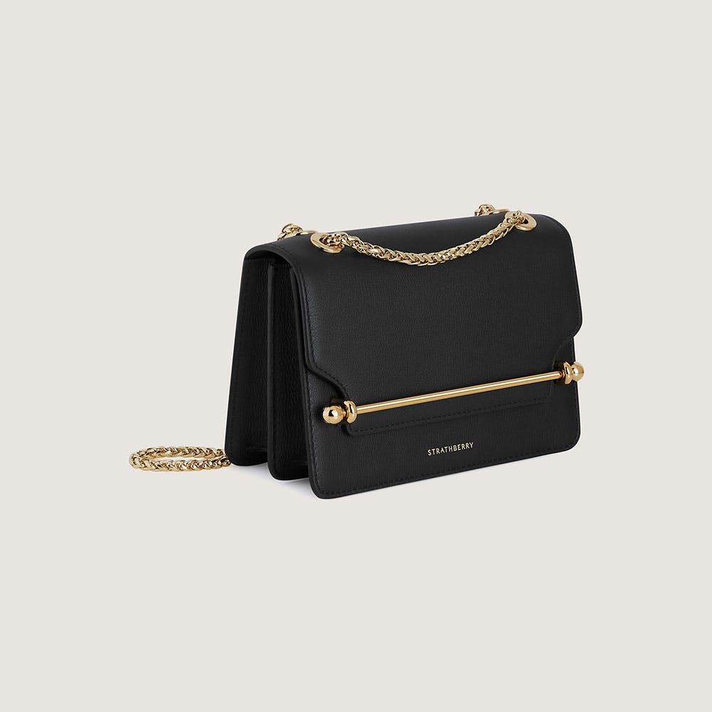 East West Mini Black Crossbody Bag - Stylish & Compact Purse for Women - Perfect for Everyday Use, Travel, and Parties