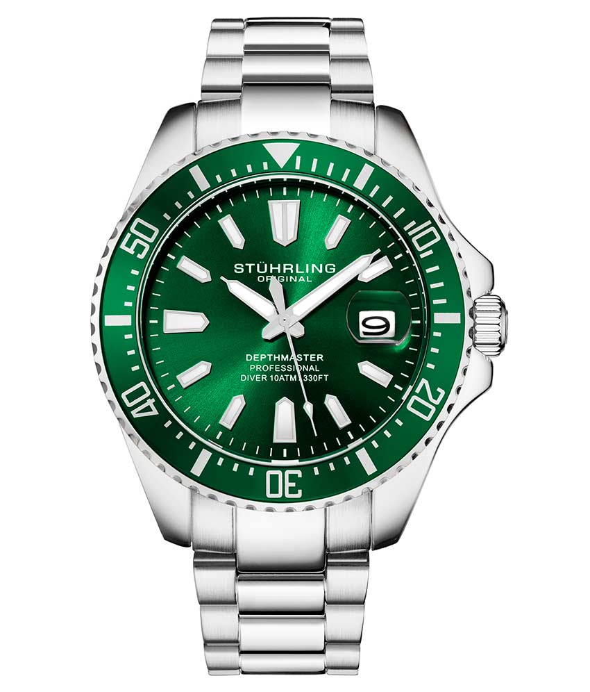 Depthmaster 3950A 42mm Quartz Diver Watch - Waterproof Luxury Dive Watch for Men - Perfect for Scuba Diving, Swimming & Outdoor Adventures