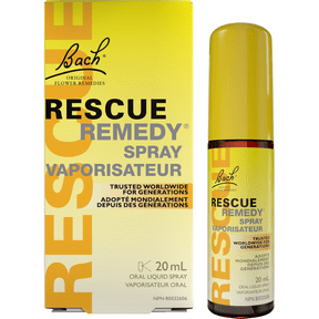 Bach Rescue Remedy Spray 20ml - Natural Stress Relief & Anxiety Support - Perfect for Travel, Work, and Daily Calm