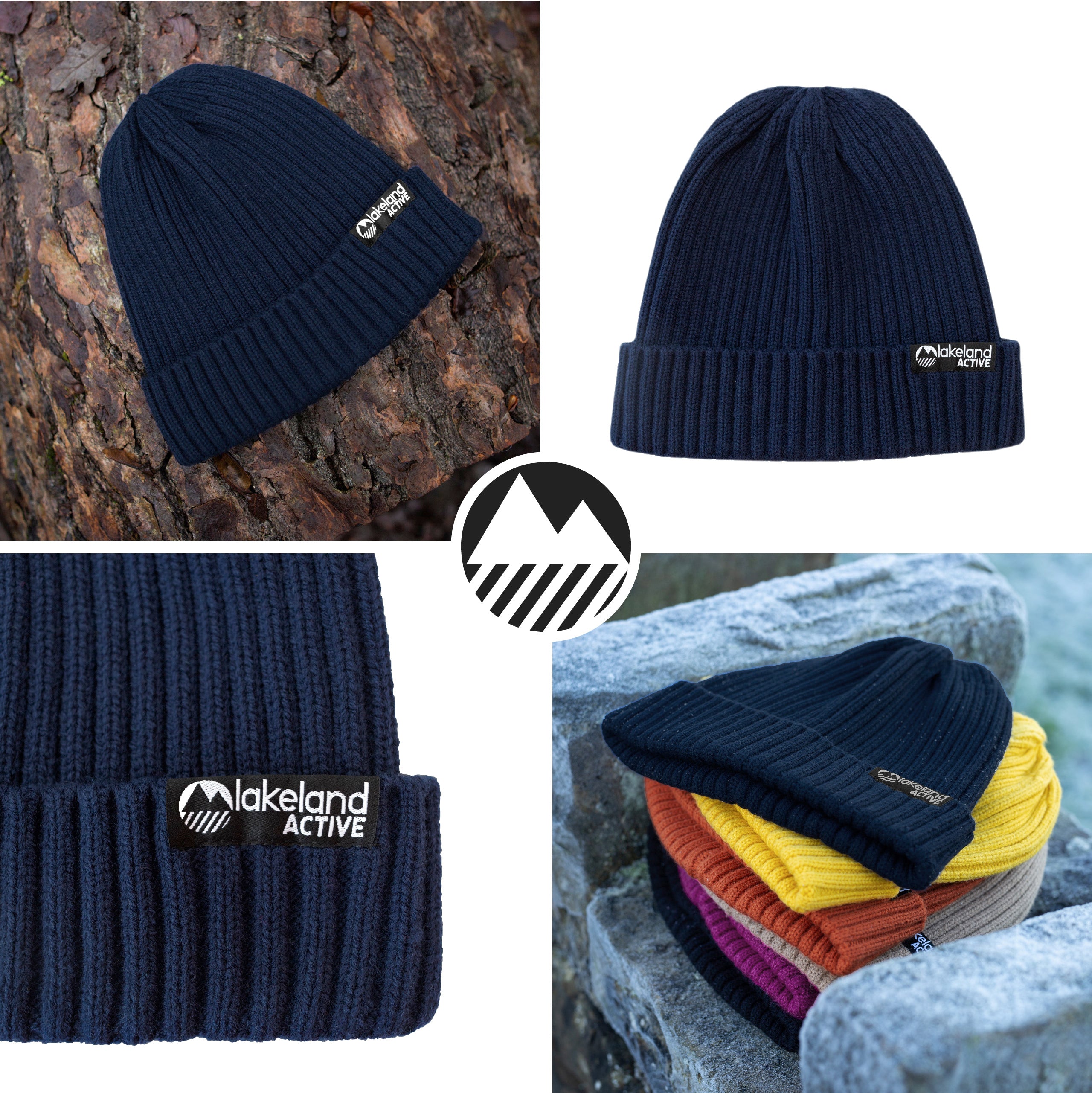 Birkett Ribbed Knit Beanie Hat - Soft Winter Warm Hat for Men & Women - Trendy Pop Tones - Perfect for Skiing, Snowboarding & Outdoor Activities