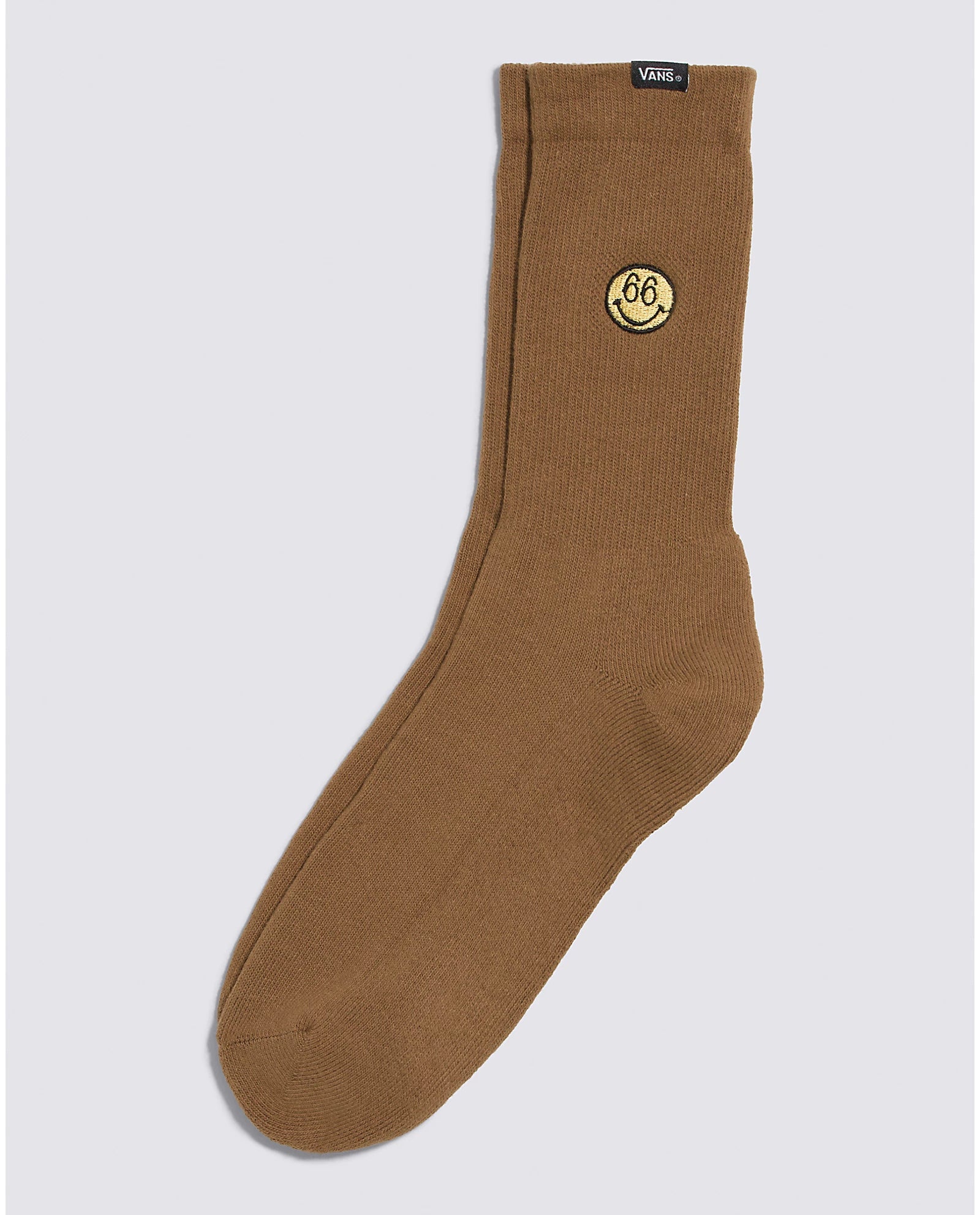 VANS Dusker Crew Socks in Sepia - Comfortable Cotton Blend Ankle Socks for Men & Women - Perfect for Casual Wear, Sneakers, and Everyday Outfits