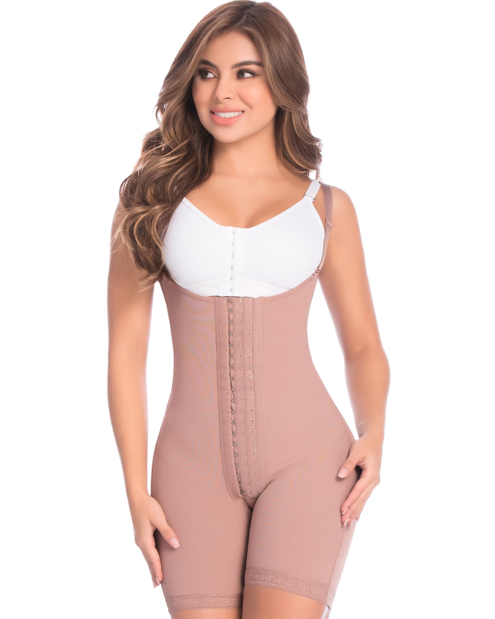 DELIÉ by Fajas DPrada 09111 Colombian Postpartum Girdle - Full Body Shaper for Women | Post Surgery Recovery, Slimming & Tummy Control | Perfect for Maternity, Postpartum & Everyday Shapewear