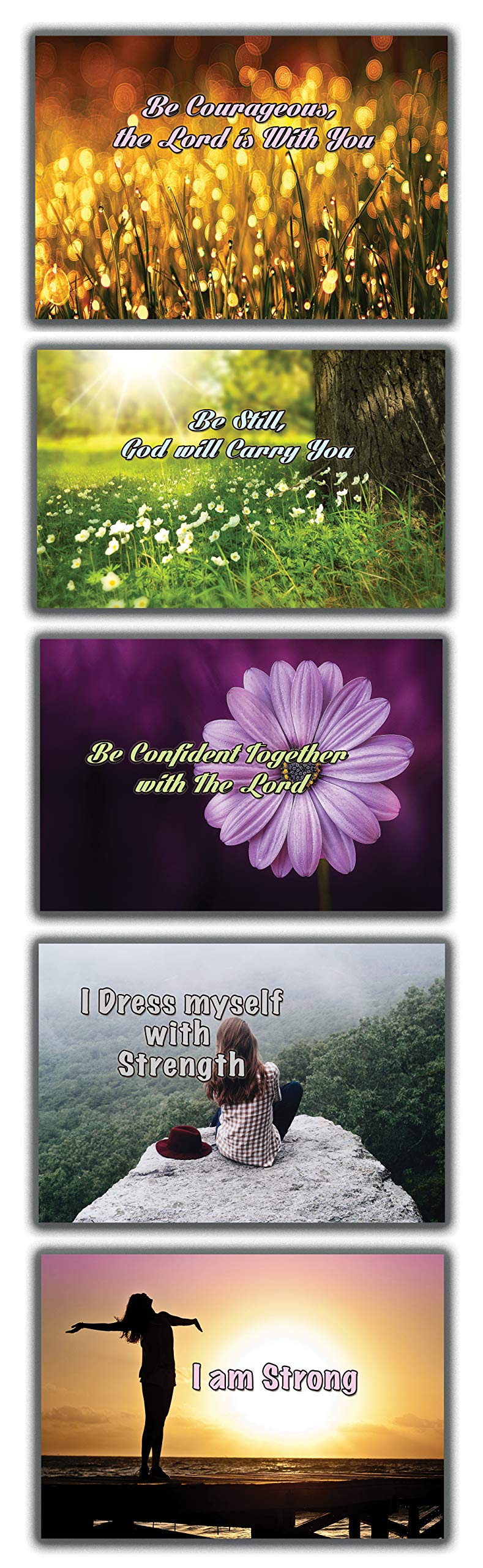 Inspirational Daily Devotional Cards for Women - NIV Bible Study Cards (30 Cards x 4 Sets) - Perfect for Morning Meditation, Bible Study Groups & Personal Spiritual Growth