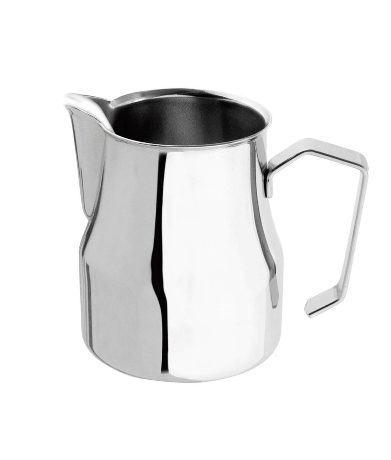 Motta Europa Stainless Steel Milk Frothing Pitcher - Perfect for Latte Art, Cappuccino & Coffee at Home or Cafes