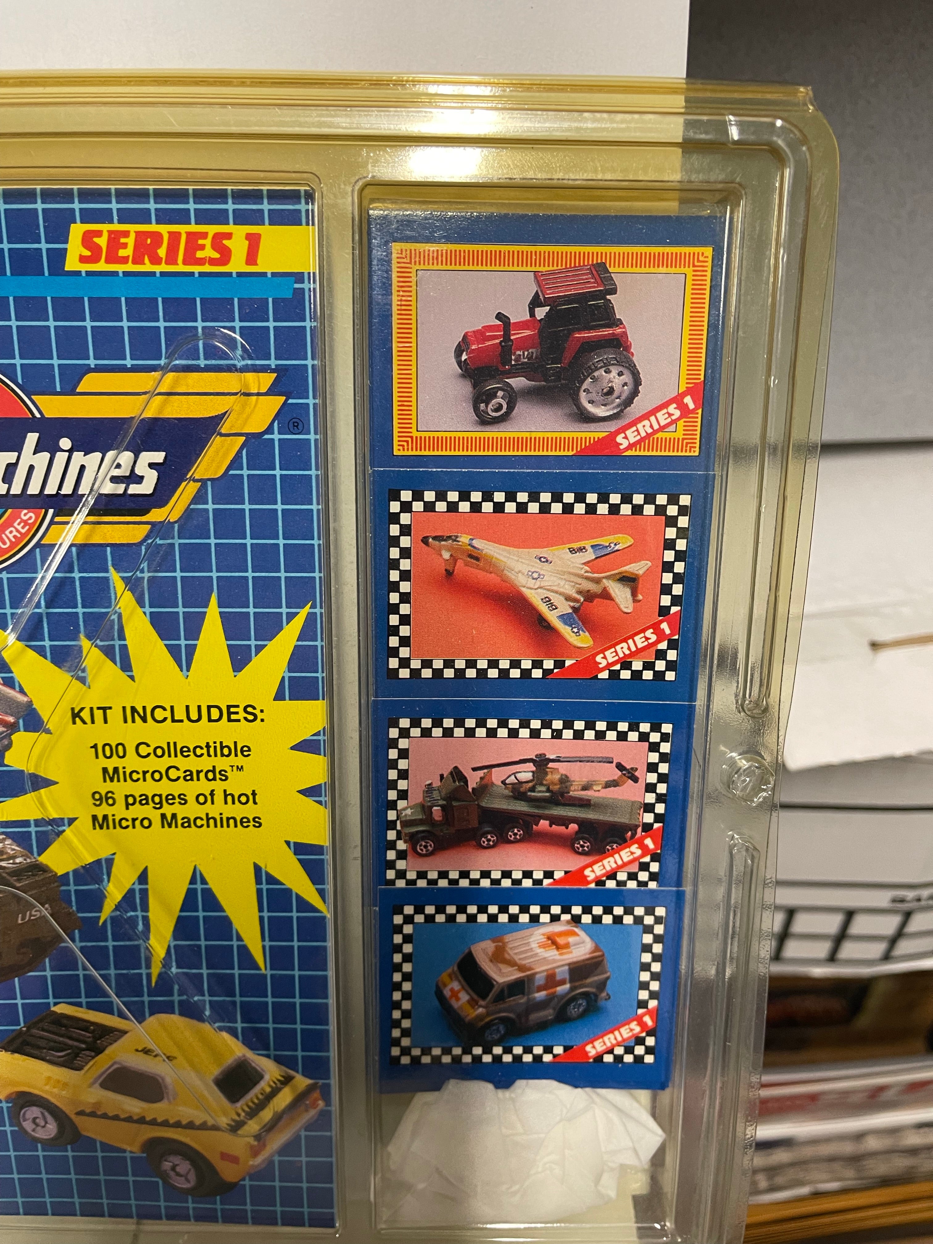 Vintage Micro Machines Series 1 & 2 Complete Card Sets with Albums - 1980s & 1990s Collectible Toy Cars - Perfect for Nostalgic Display & Childhood Memories