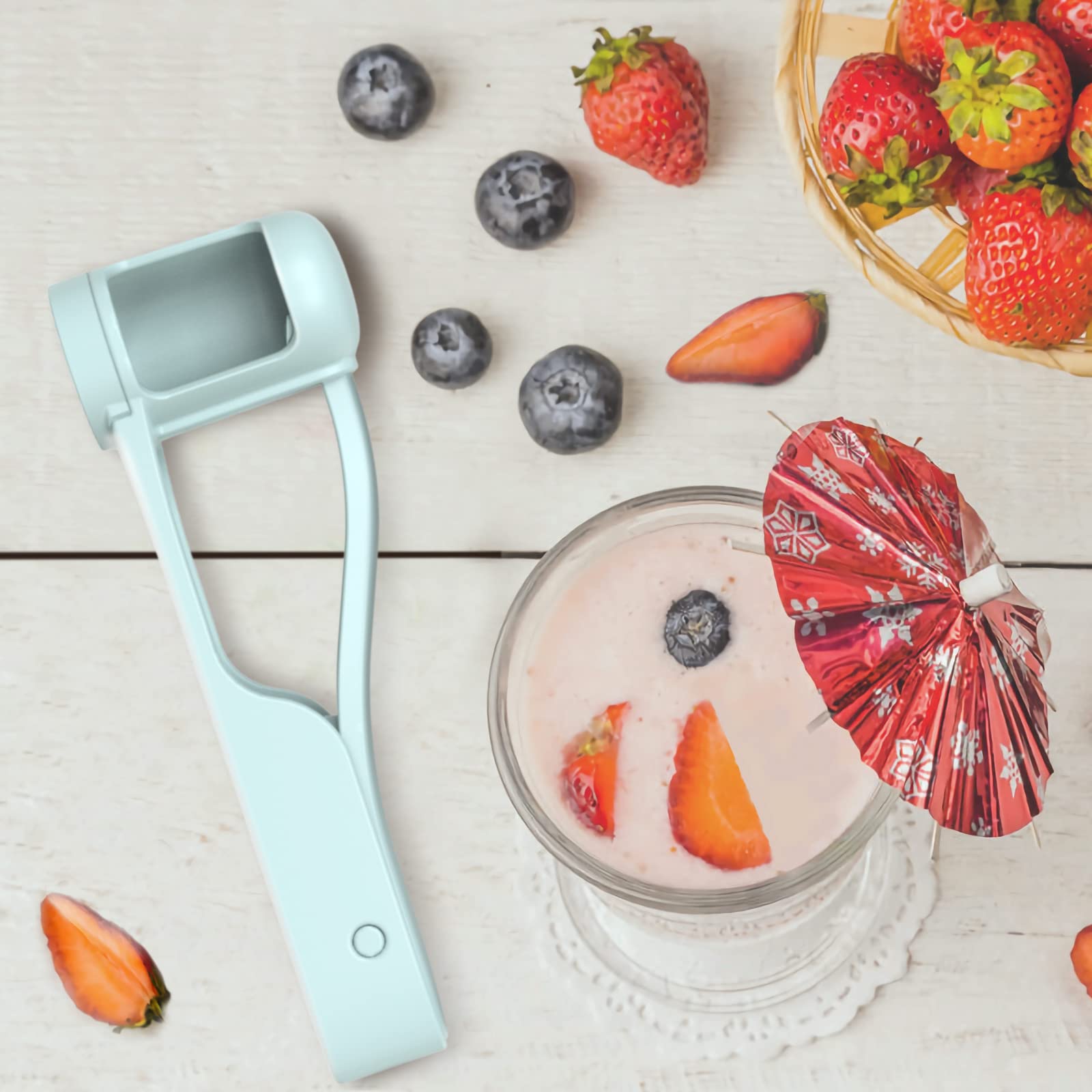 Stainless Steel Grape Cutter & Slicer for Fruits - Cherry Tomato Strawberry Quarter Tool for Toddlers | Kitchen Gadget for Fruit Salad, Baby Food & Cake Decoration | Safe & Easy Fruit Prep for Kids Snacks