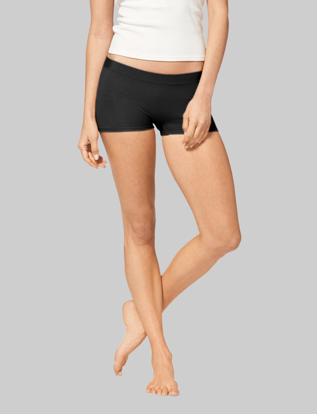 Women's Breathable Cotton Boyshort Underwear - Soft & Comfortable for Everyday Wear, Sleep & Lounge
