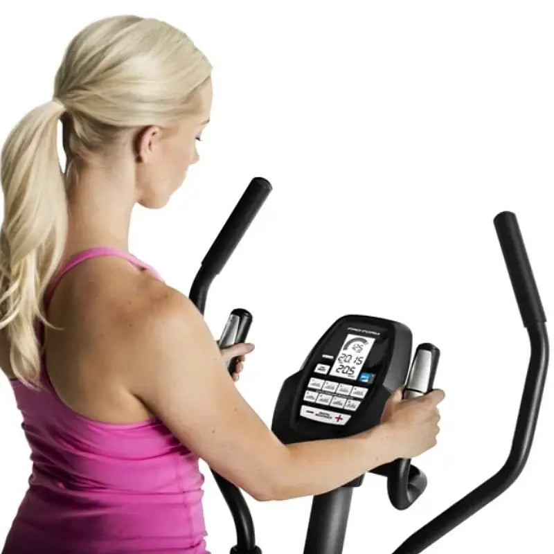 ProForm Stride Trainer 380 Elliptical Machine - Low Impact Cardio Workout Equipment for Home Gym - Perfect for Weight Loss & Full Body Toning