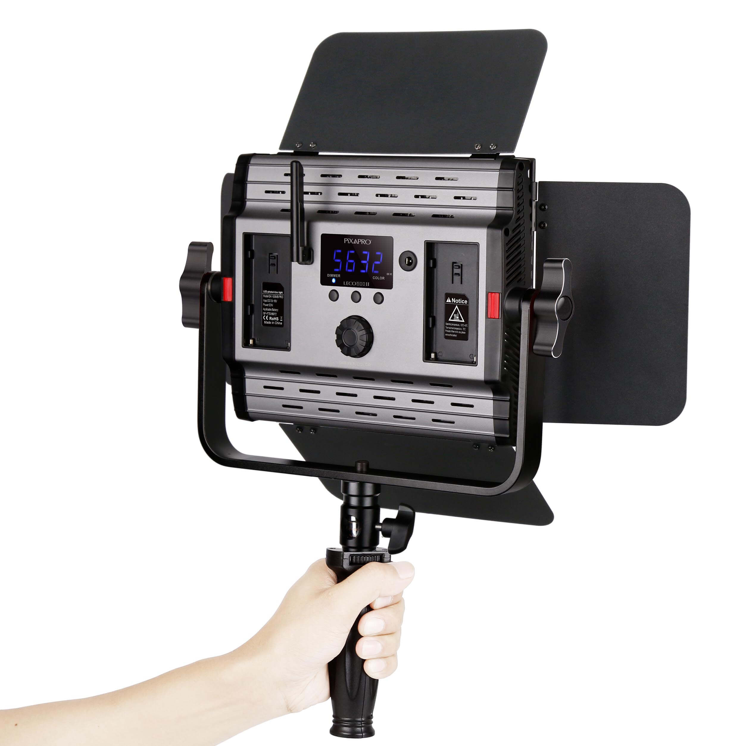 LECO 500B II Bi-Color LED Video Light Twin Kit - Professional Studio Lighting for Photography, YouTube Videos & Live Streaming