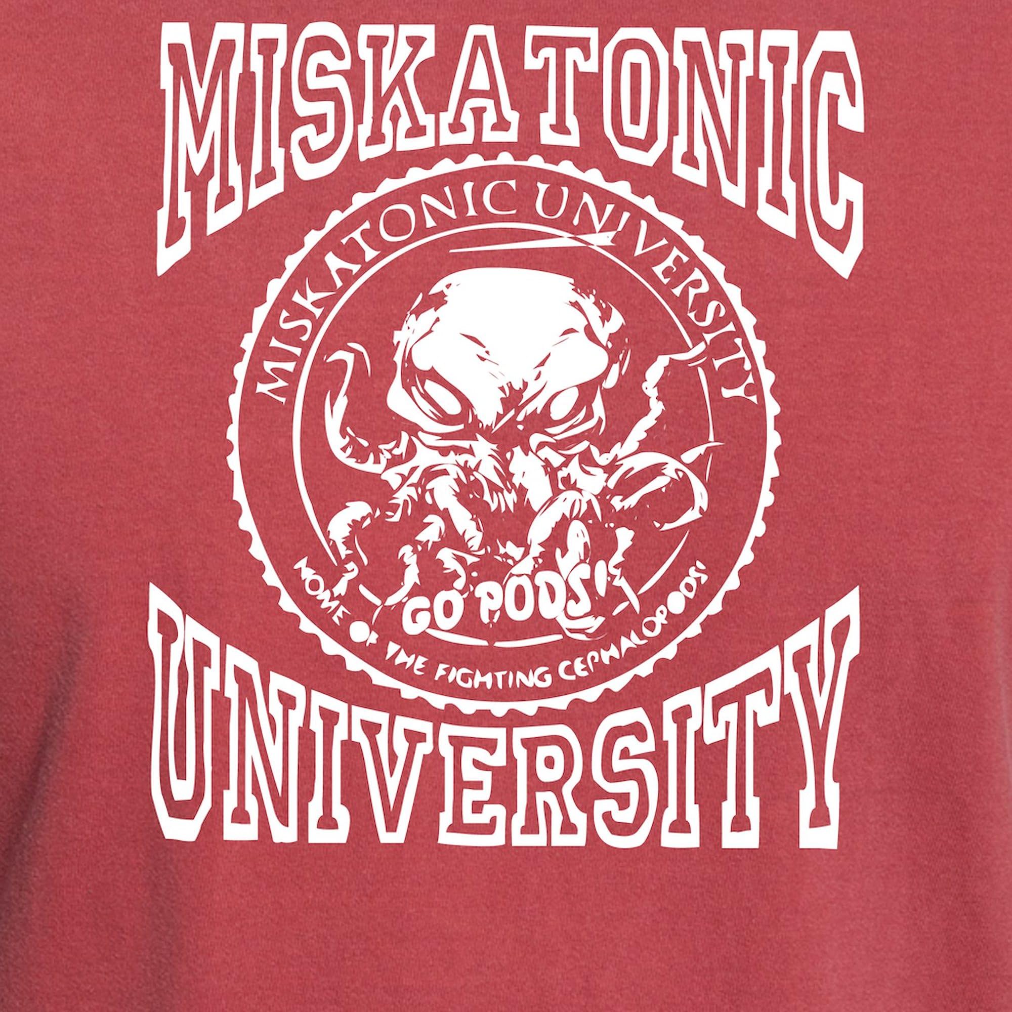 Miskatonic University T-Shirt for Men - Soft Comfort Colors Cotton Tee - Perfect for College, Gaming & Casual Wear