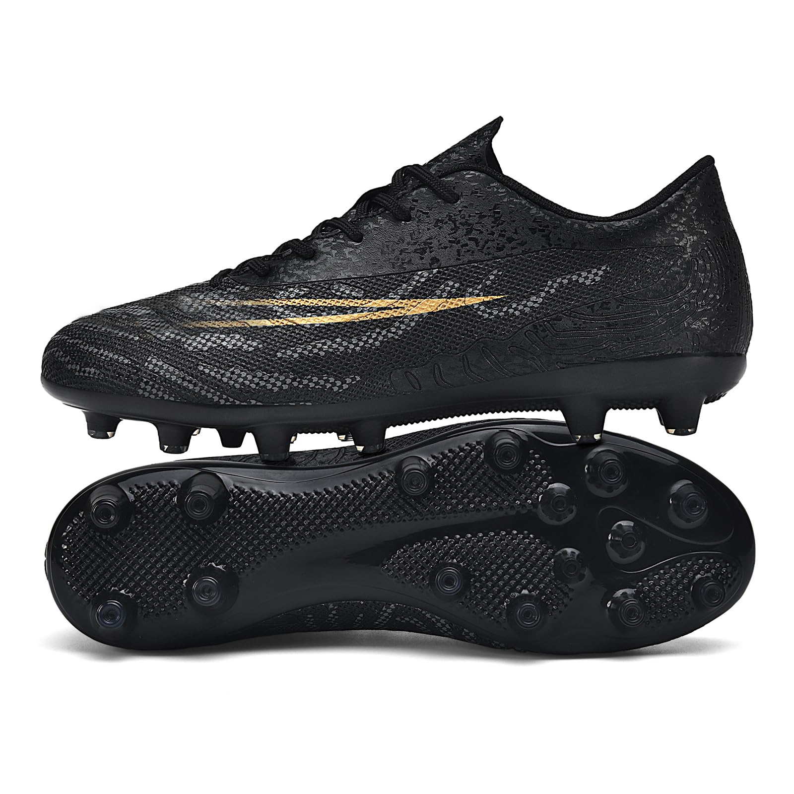 **Men's & Women's Soccer Cleats - Lightweight Football Shoes for Adults & Big Boys - AG Turf Soccer Shoes for Training & Matches**