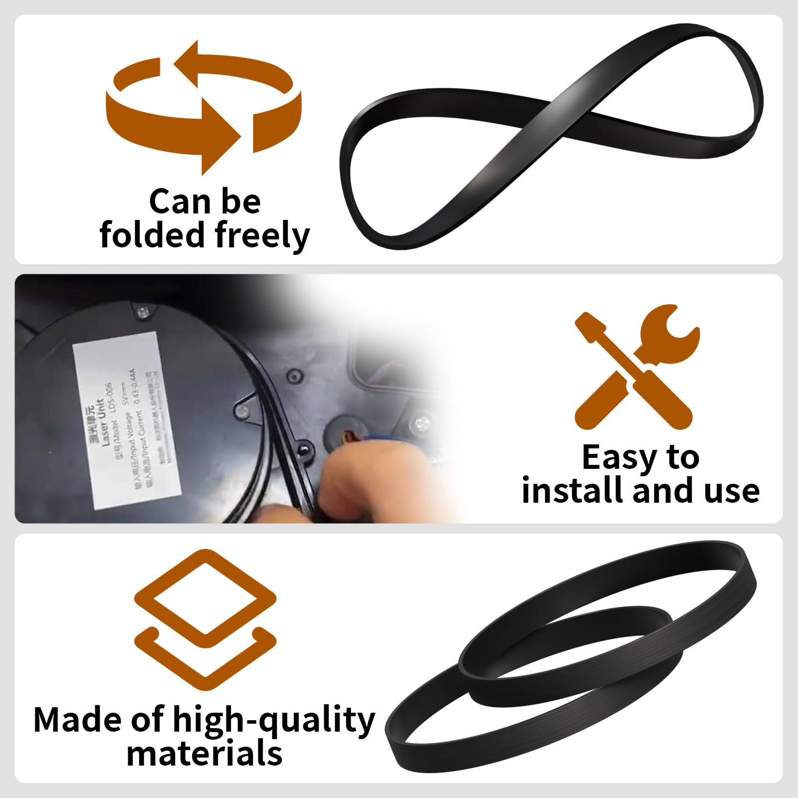 Original Title: A20-R2 A20R2 Replace Flat Vacuum Belts for Riccar Upright Vacuum Cleaners (3 Pack)   Optimized Title: **Riccar A20-R2 Replacement Vacuum Belts (3-Pack) - Compatible with Upright Vacuum Cleaners - Durable & Easy to Install for Home & Office Cleaning**