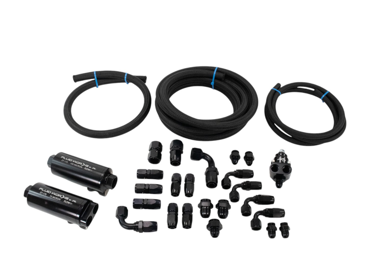 High-Performance 12AN Fuel System Plumbing Kit for Extreme Street Racing - Single Feed, Supports Up to 6GPM Pump - Perfect for Drag Racing, Track Days & High-HP Builds