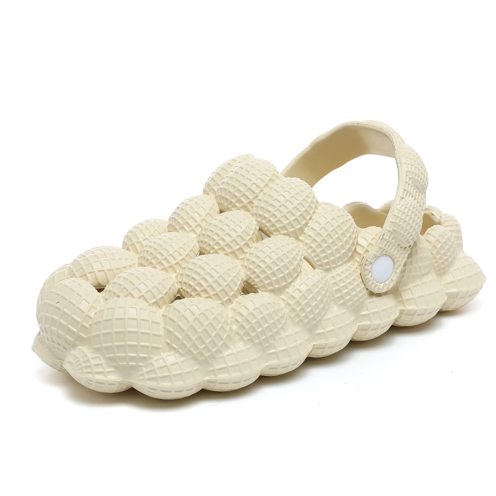 Non-Slip Bubble Slides with Charms for Women & Men - Soft EVA Golf Ball Slippers with Cloud Cushion Thick Sole - Comfortable Spa & Gym Slides for Shower, Bedroom, Home, and Outdoor Wear
