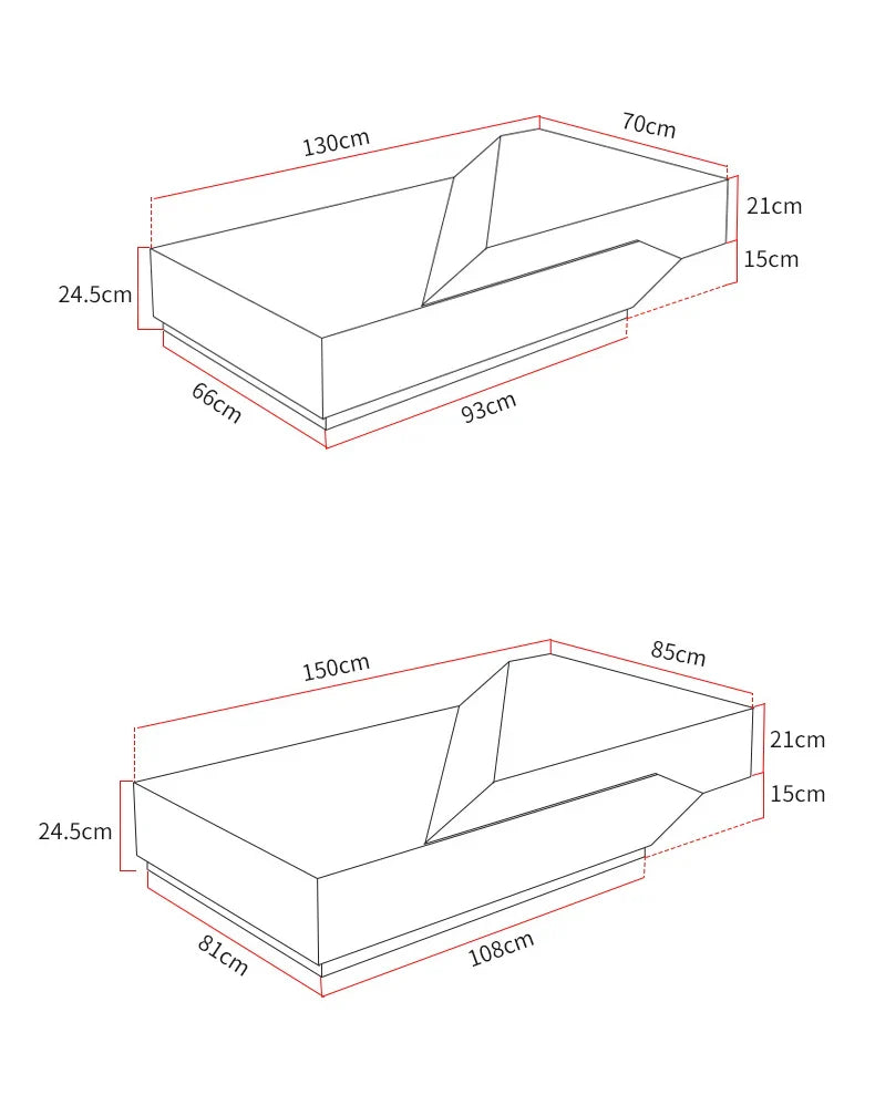 Italian Style Luxury Marble & Wood Coffee Table - Modern Living Room Centerpiece for Home Decor & Entertainment Spaces