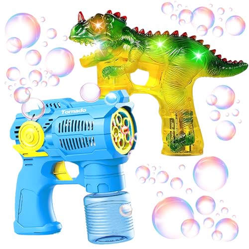 Green Dinosaur & Blue Gun