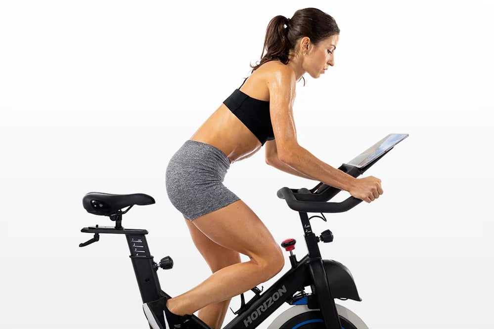 Horizon 5.0 IC Indoor Cycling Bike - Professional Home Exercise Bike for Cardio Workouts - Perfect for Home Gym, Spin Classes & Weight Loss Training