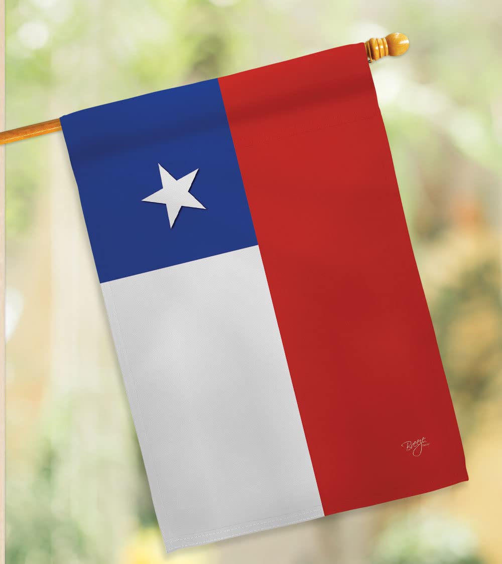 Chilean House Flag Set 28x40