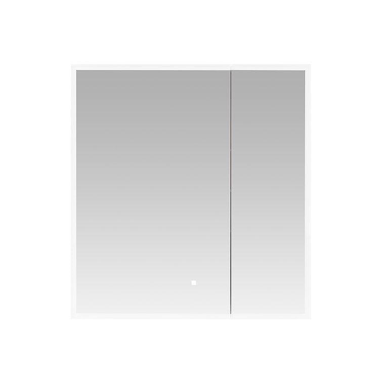 Aquadom Edge Royale 36x32 Inch LED Lighted Bathroom Medicine Cabinet with Mirror - Perfect for Modern Homes, Apartments & Vanities