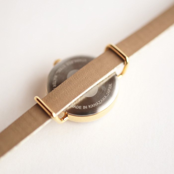 Elegant Gold Leaf Women's Wristwatch - Japanese Handmade Luxury Watch for Women - Perfect for Formal Events, Office Wear & Special Occasions