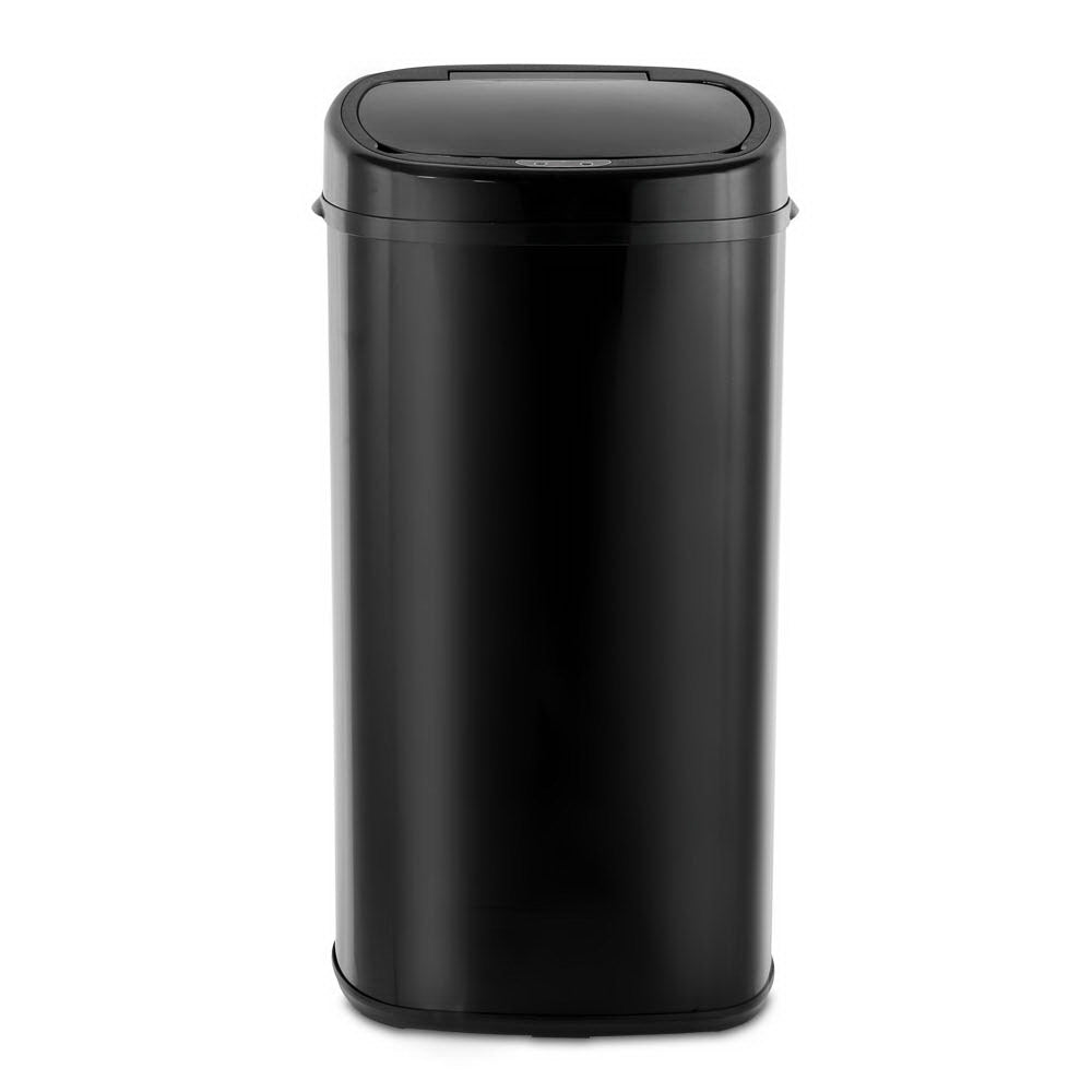 58L Automatic Motion Sensor Trash Can - Black | Hands-Free Touchless Garbage Bin for Kitchen, Bathroom, Office & Home Use