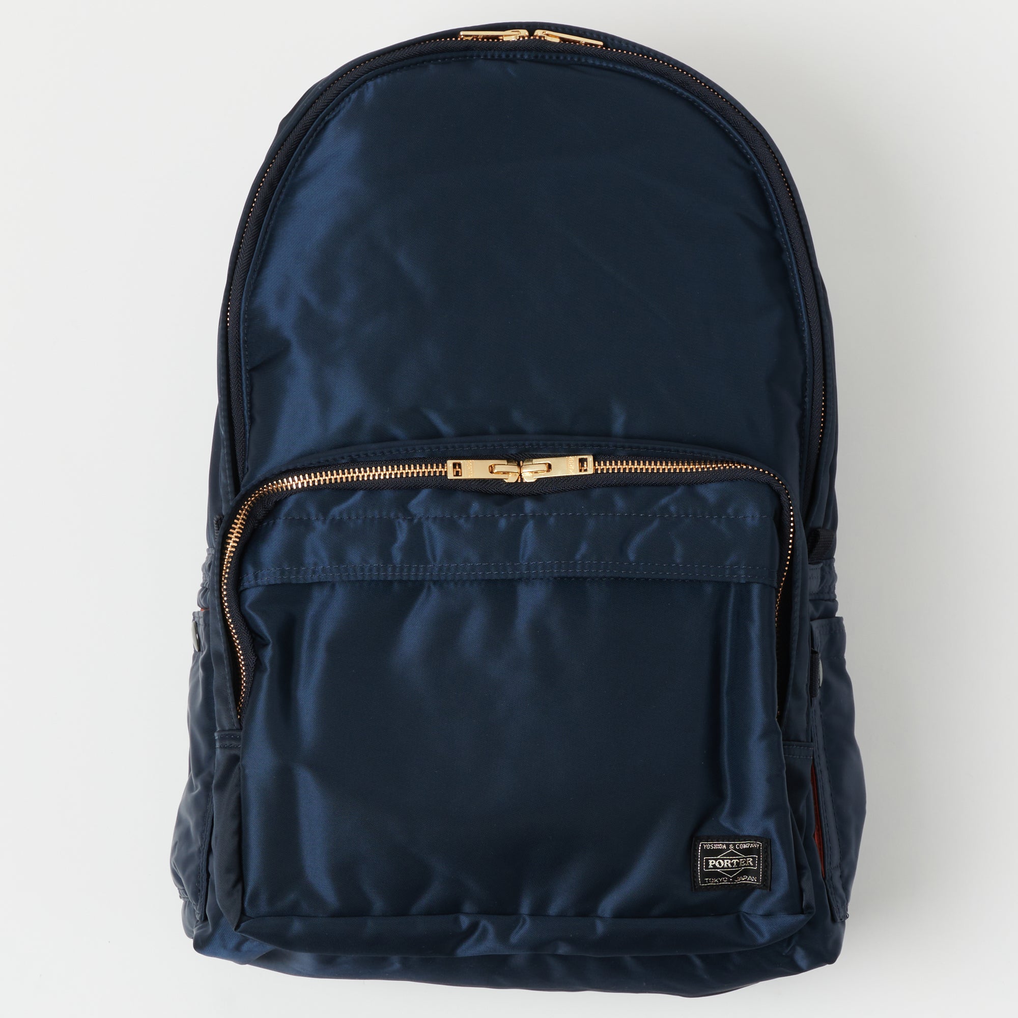 Porter Yoshida & Co. Tanker Day Pack Backpack - Durable Iron Blue Travel Bag for Commuting, Hiking & Everyday Use
