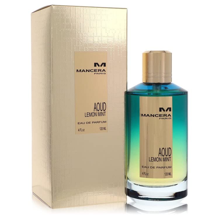 Premium Aoud Lemon Mint Perfume - Unisex Eau De Parfum Spray (4 oz) - Fresh Citrus & Woody Scent for Men & Women - Perfect for Dating, Work & Special Occasions - Long Lasting Fragrance for Confidence & Happy Mood