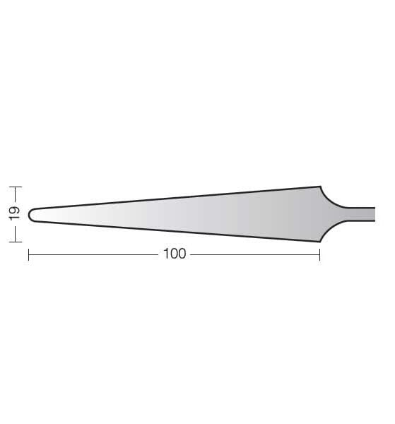 Holbein 1066 Series No.4 Steel Painting Knives - Professional Artist Palette Knives for Oil & Acrylic Painting - Perfect for Canvas Texture & Mixing Colors