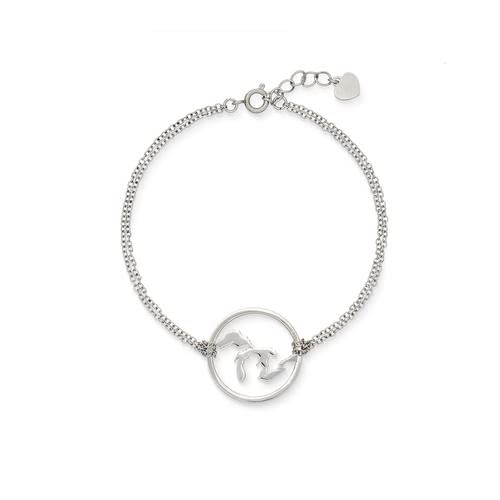 Stone Armory Michigan Bangle Bracelets & Sets - Handmade Beaded Jewelry for Women - Perfect for Gifts, Parties, and Wolverines Fans
