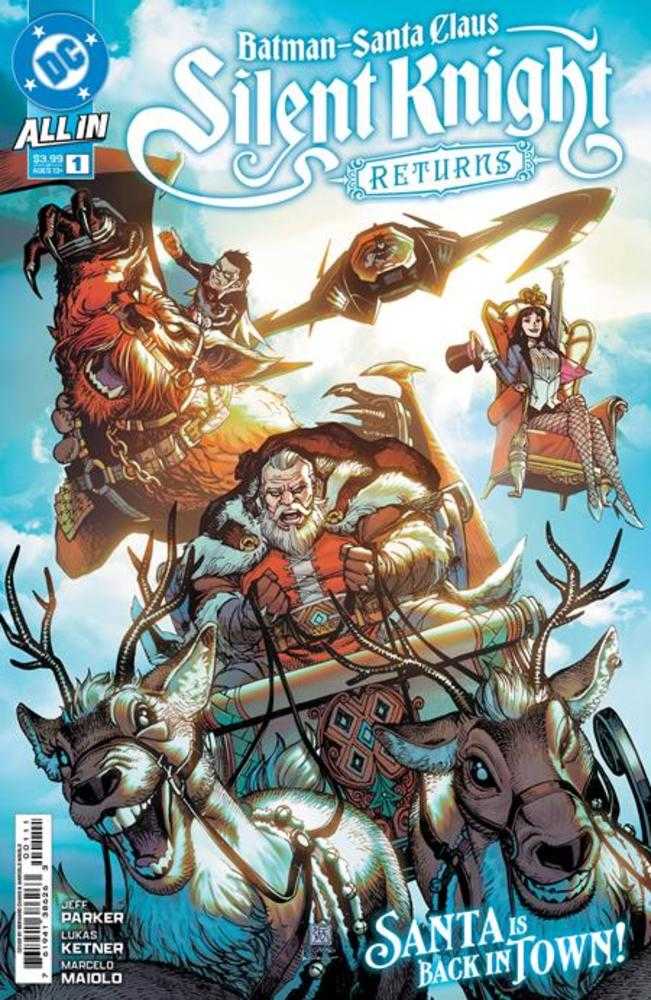 Batman Santa Claus Silent Knight Returns #1 (Of 5) Cover A Bernard Chang - DC Comics Collectible Edition - Perfect for Holiday Gifts & Comic Book Collections
