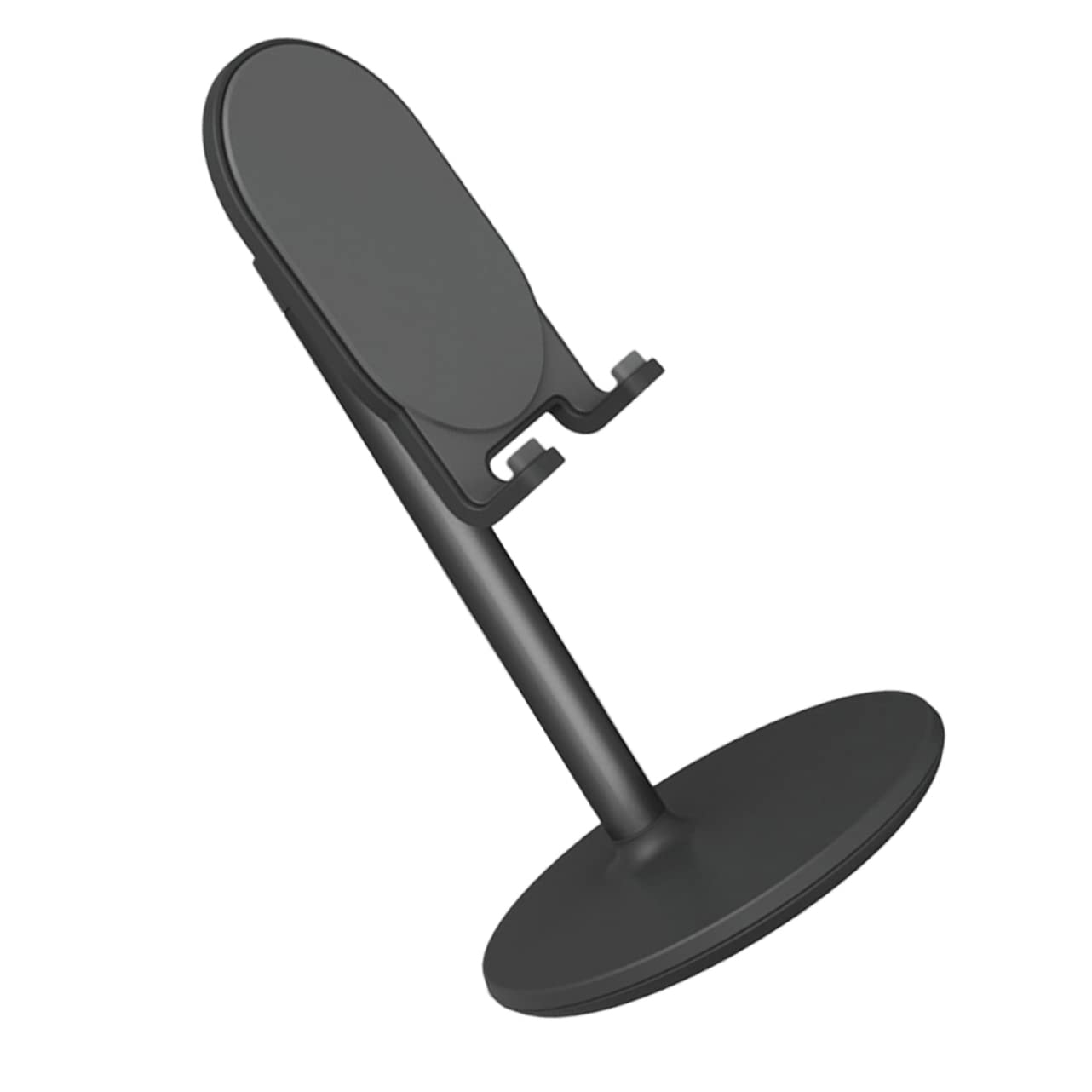 Abaodam 1-Piece Metal Car Phone Holder & Tablet Stand - Adjustable Mobile Phone Mount for Office, Live Streaming, and Hands-Free Driving