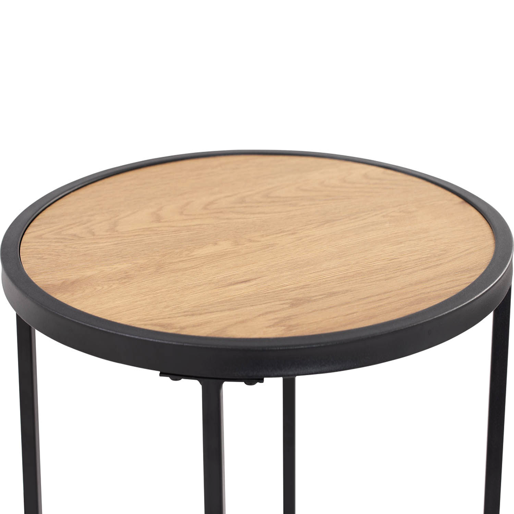Modern Ford Side Table - Compact Small End Table for Living Room, Bedroom, Office - Perfect for Coffee, Books, and Decor