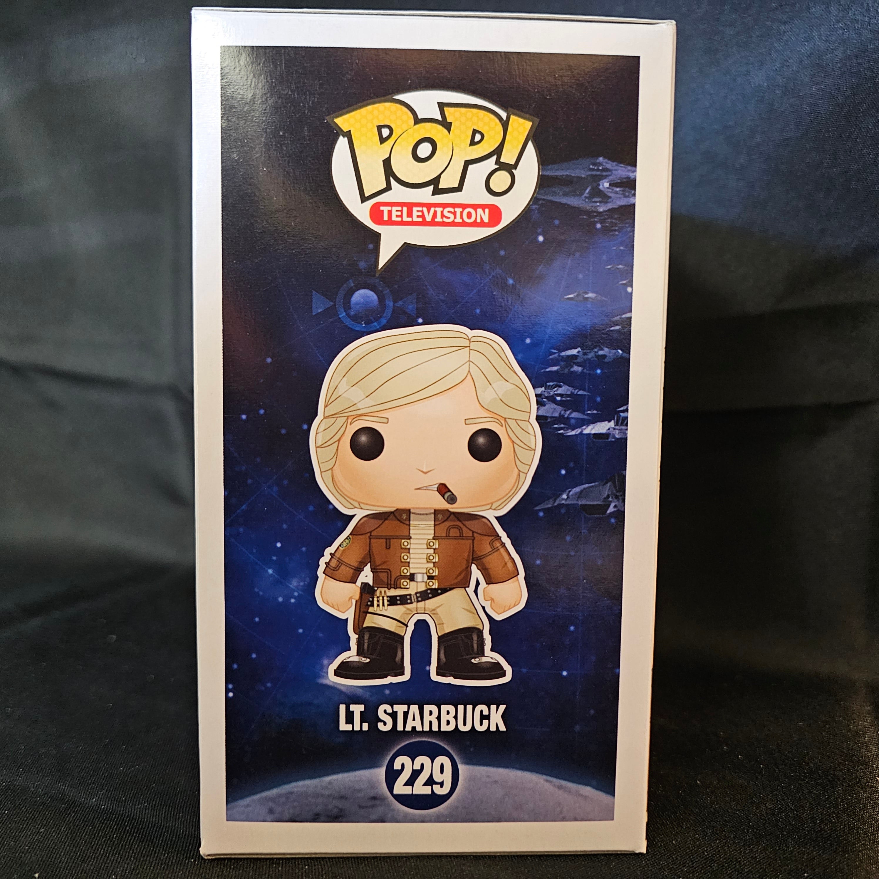 Battlestar Galactica Pop! Vinyl Figure - Lieutenant Starbuck in Terra Uniform | Toy Tokyo Exclusive #229 | Collectible Action Figure for Sci-Fi Fans & TV Show Memorabilia Collectors | Perfect for Display, Gifts & Battlestar Galactica Collections