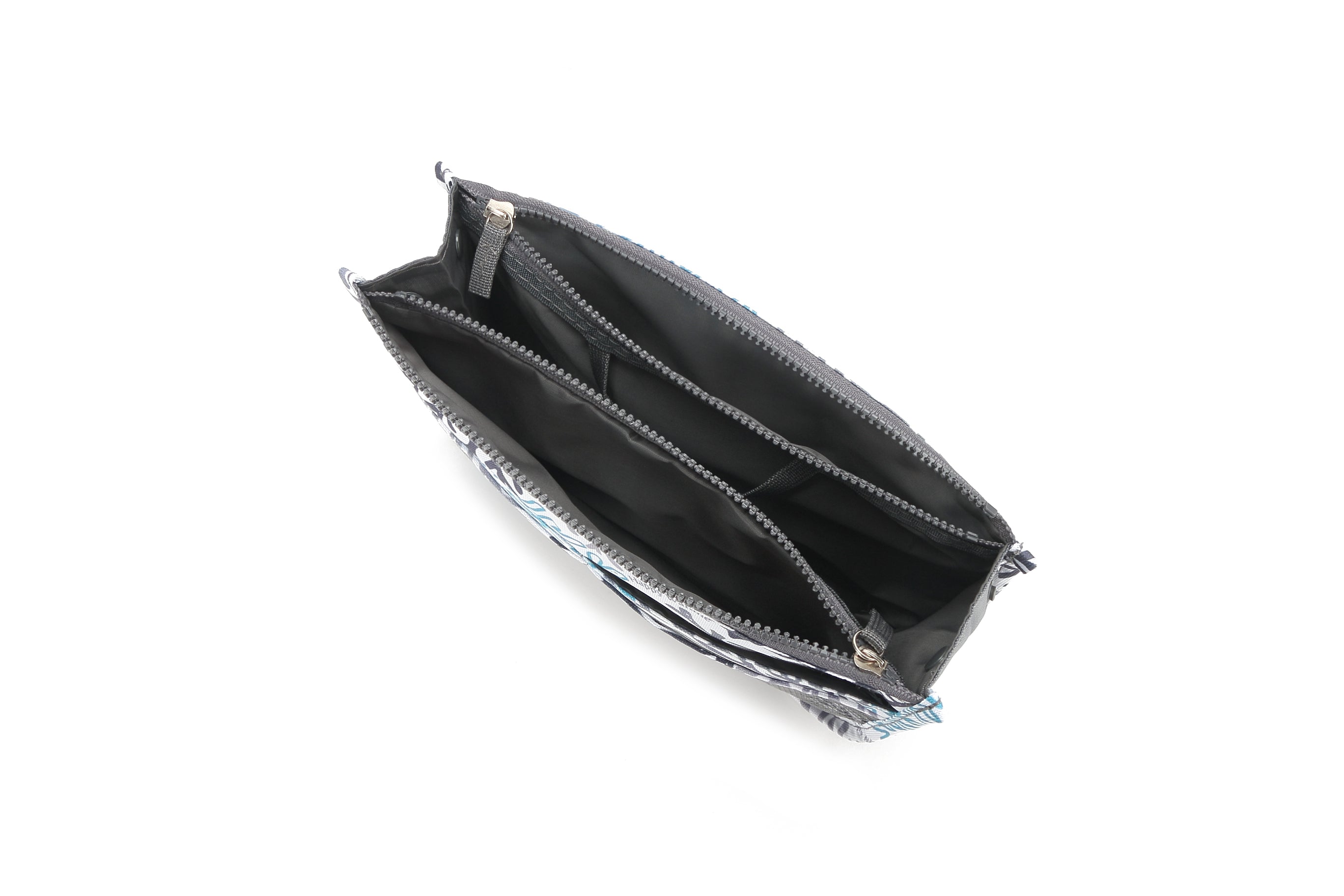 Makiko Large Coral Blue Bag Organizer - Premium Travel & Handbag Storage Solution for Women | Perfect for Purses, Totes & Luggage
