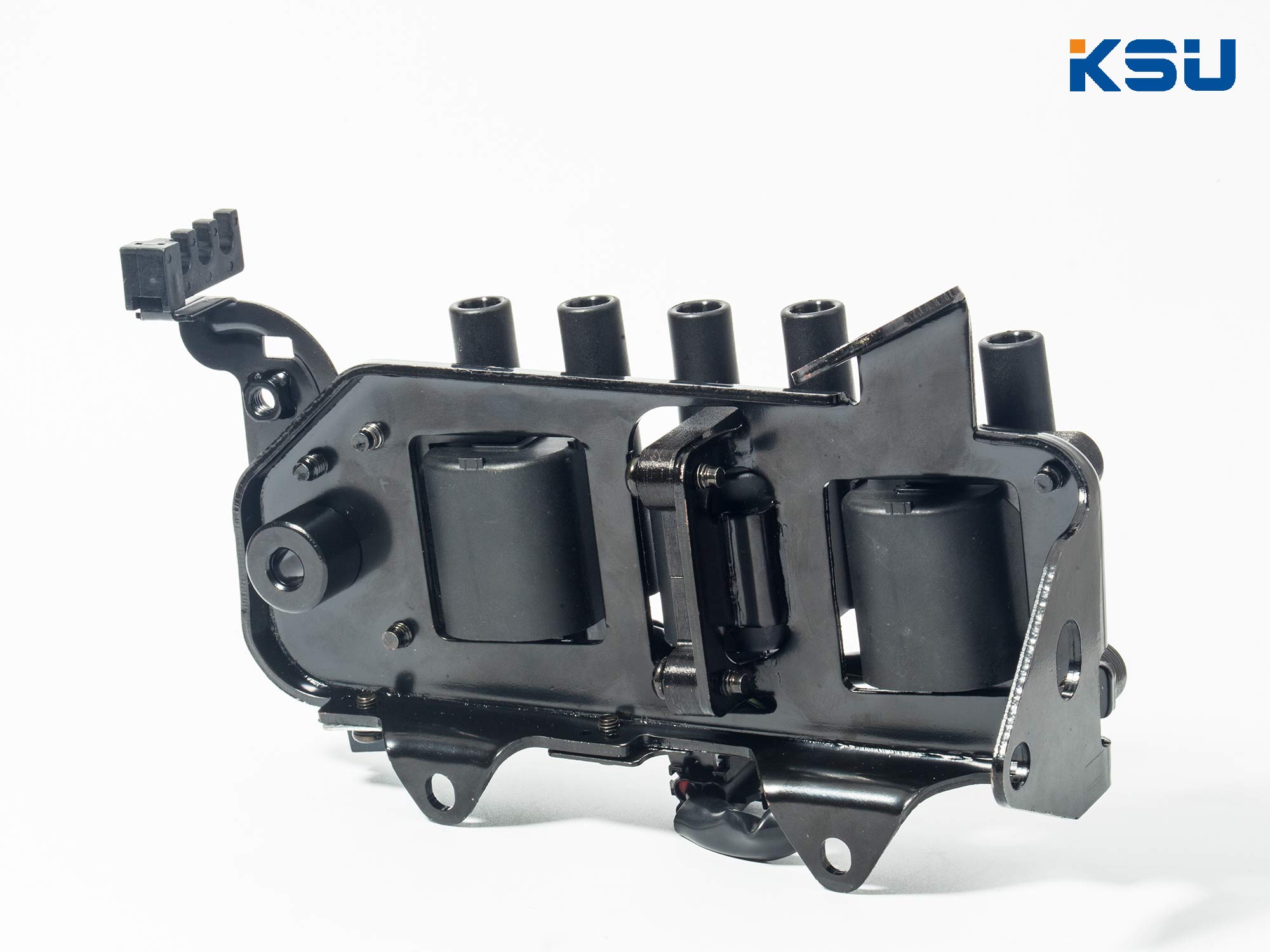 High Performance KSU Ignition Coil Pack Replacement for Hyundai Santa Fe 2.7L V6 (2001-2006) & Tiburon 2.7L V6 (2003-2008) - Compatible with UF425 UF428 UF429 27310 37120 37130 37140 - Improves Engine Power & Fuel Efficiency for Smooth Driving