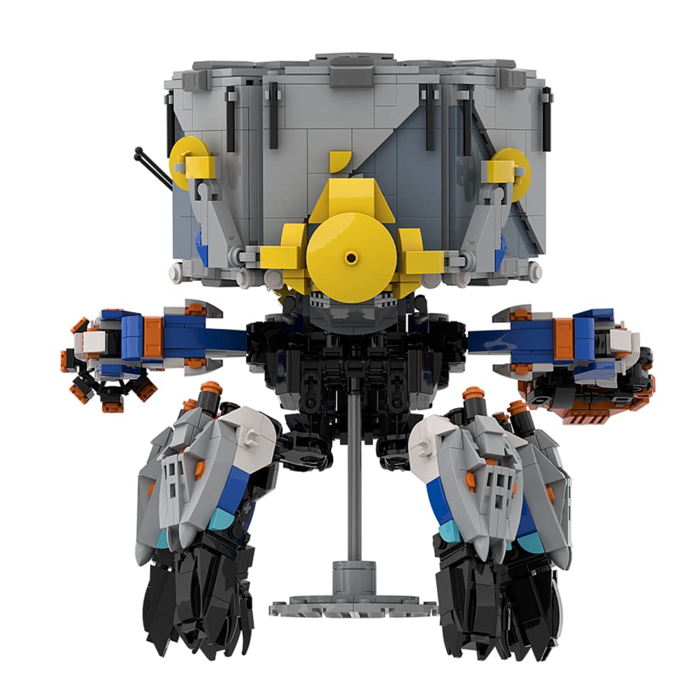 Zero-Dawn Machine Shell-Walker Building Toy Set (1690 Pcs) - Compatible with Lego Tallneck, MOC Collectible Model for Kids & Adults - Perfect for Gaming Fans & Horizon Forbidden West Enthusiasts - Great for Display, Collection and Creative Play