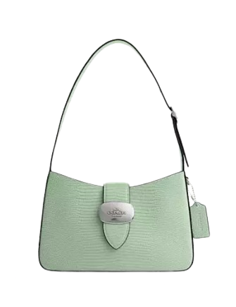 Coach Eliza Shoulder Bag for Women - Genuine Leather Crossbody Purse with Adjustable Strap, Fashionable Handbag for Work, Travel & Everyday Use