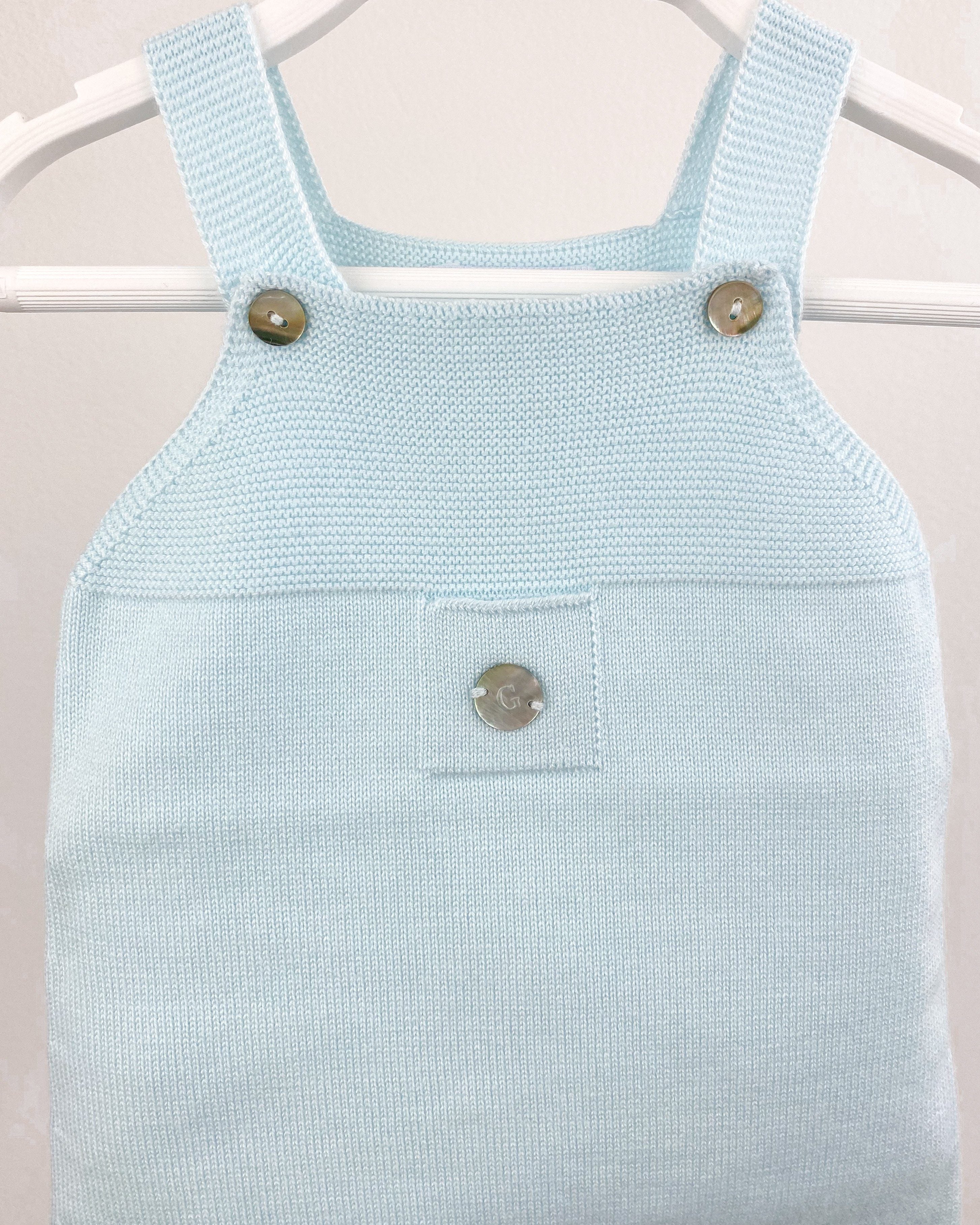 Classic Short Knitted Dungarees for Women - Soft Stretch Denim Overalls in Mint Green | Perfect for Casual Outings, Weekend Brunch & Spring Fashion