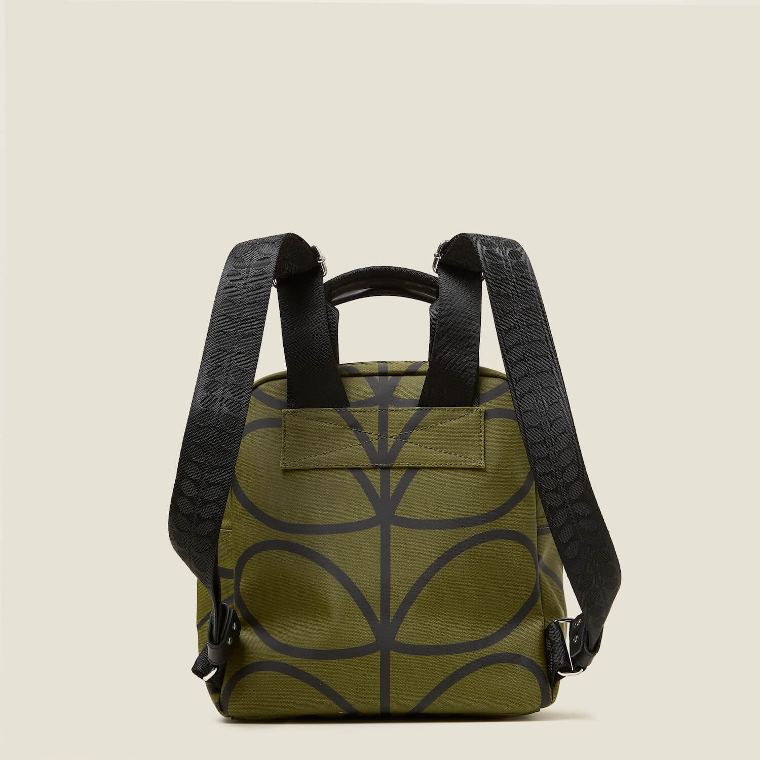 Mini Lotta Backpack - Stylish Giant Linear Stem Olive Design for Women & Teens | Perfect for School, Travel, and Everyday Use